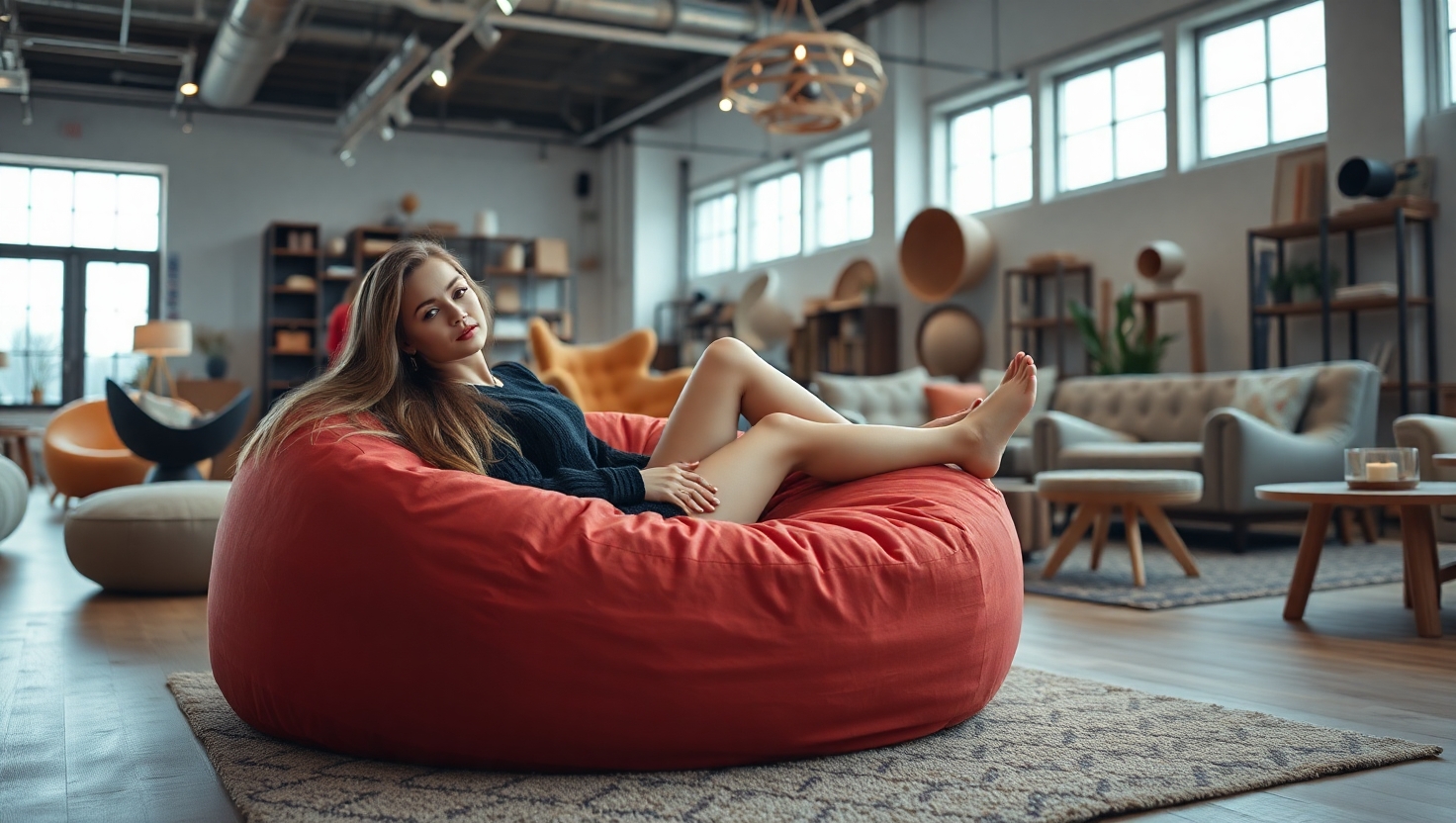 где в красноярске производят бескаркасные диваны